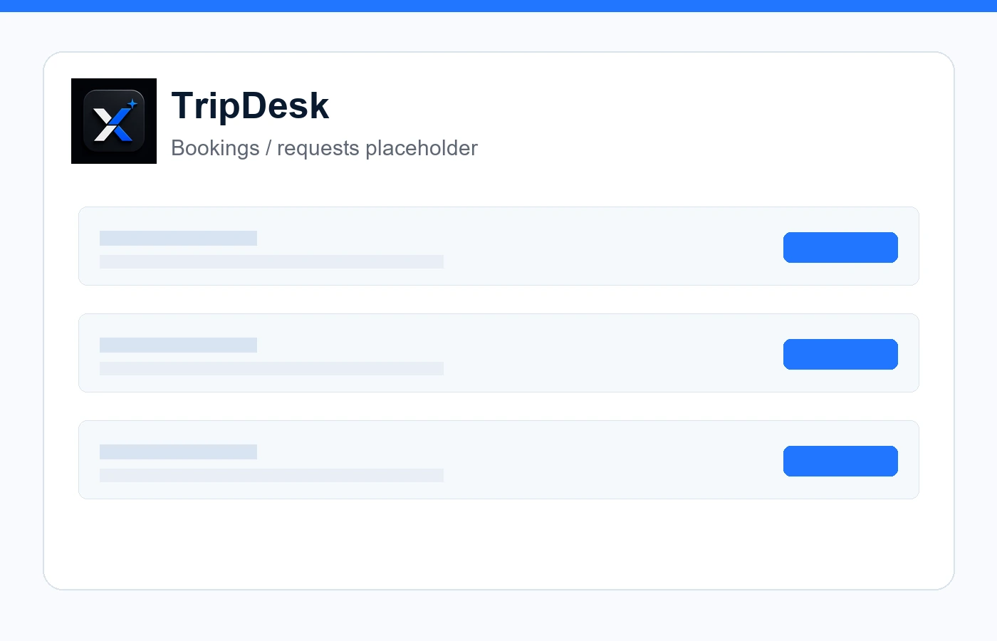 واجهة حجوزات TripDesk Pro كصورة مؤقتة